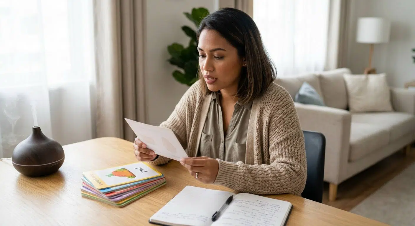 Boost Memory for Smarter Studying 3 Collage of multisensory learning tools: colorful flashcards, a person reading notes aloud, essential oil diffuser, and handwritten notes—depicting engaging multiple senses for stronger memory.