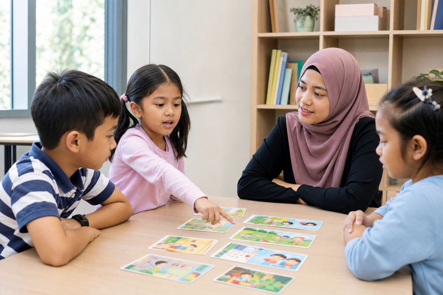 Best Exercises for Brain Health: 7 Gentle Routines for Malaysian Kids 2 Classroom story sequencing exercise for memory