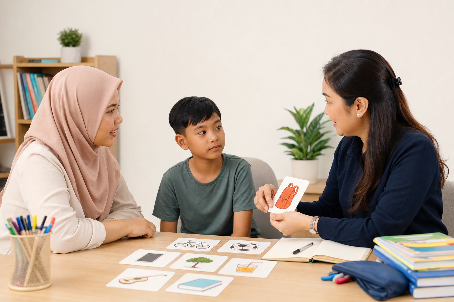 Best Exercises for Brain Health: 7 Gentle Routines for Malaysian Kids 4 Education coach discussing child learning routines