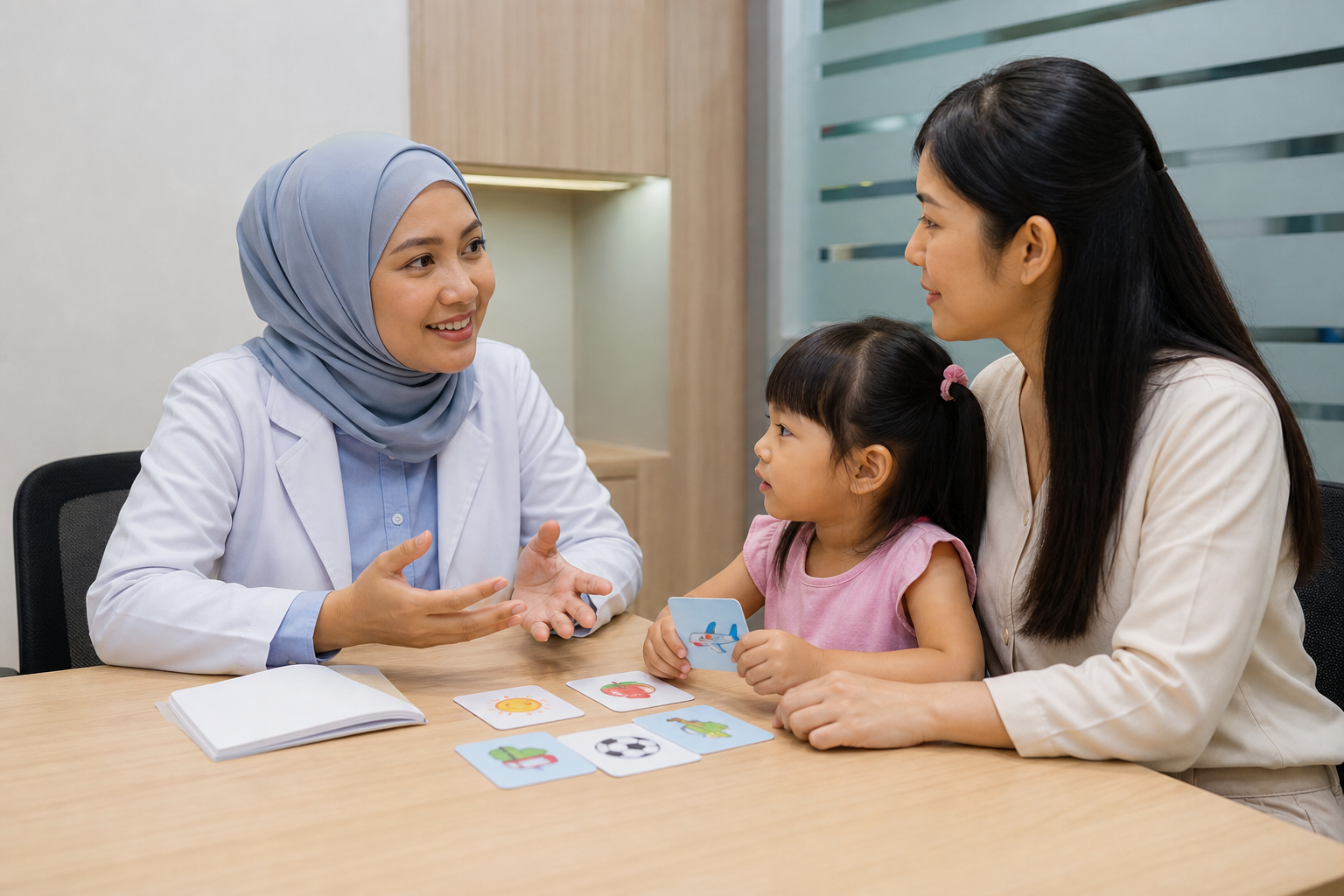 Supplements to Help Improve Memory: 7 Safer School-Night Checks 3 Malaysian parent asking healthcare professional before choosing child supplements